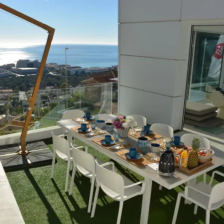 Villa Bianca Amaizing View Design 10 Min Walk From Beaches Sitges